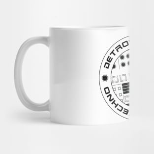 909 Drum Machine Circle: Detroit Techno Mug